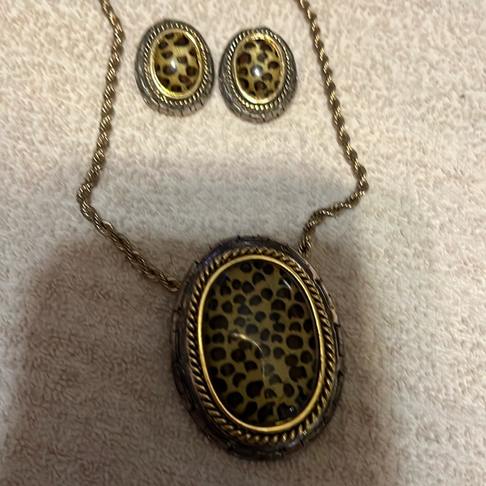Necklace and earring set